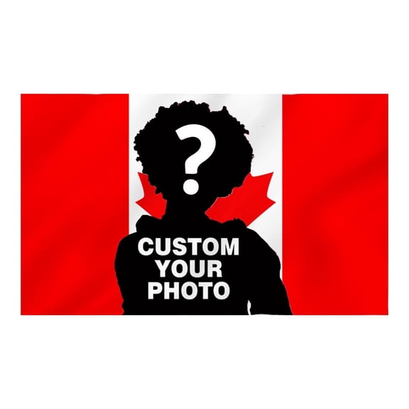 Canadian Flag Background Cloth | Custom Design | Interior Decoration Wall Cloth Hanging Cloth | High Definition Printing | Easily Create Canadian Flag for Car Hood Pennant Printed Banner Customize