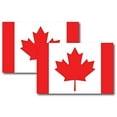 thumbnail image 1 of Canadian Flag Car Decal - 2 Pack Maple Leaf 3" x 5", 1 of 3