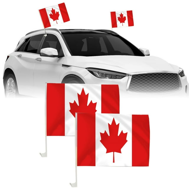 Canadian Flag for Car Hood College Pennants Mini Holiday Banners for ...