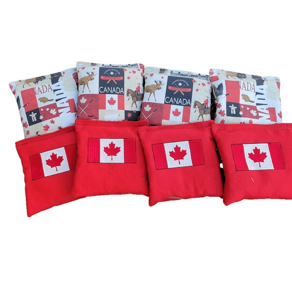 Canadian Flag Cornhole Bags Canada Full Size Bags