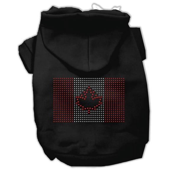 Canadian Flag Hoodies Black XXL - 18