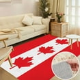 thumbnail image 1 of Canadian Flag Soft Large Area Rugs Washable Rug With Non-Slip Backing Carpet For Living Room Bedroom Kitchen, 1 of 6