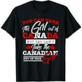 thumbnail image 1 of Canadian Girl Women Gifts Maple Leaf Canada T-Shirt, 1 of 4