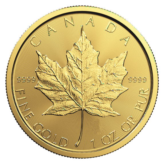 Canadian Gold Maple Leaf 1 oz Coin - Random Year