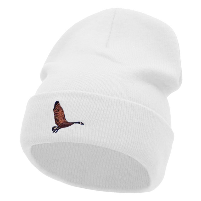 Canadian Goose Embroidered 12 Inch Long Knitted Beanie  display picture 3