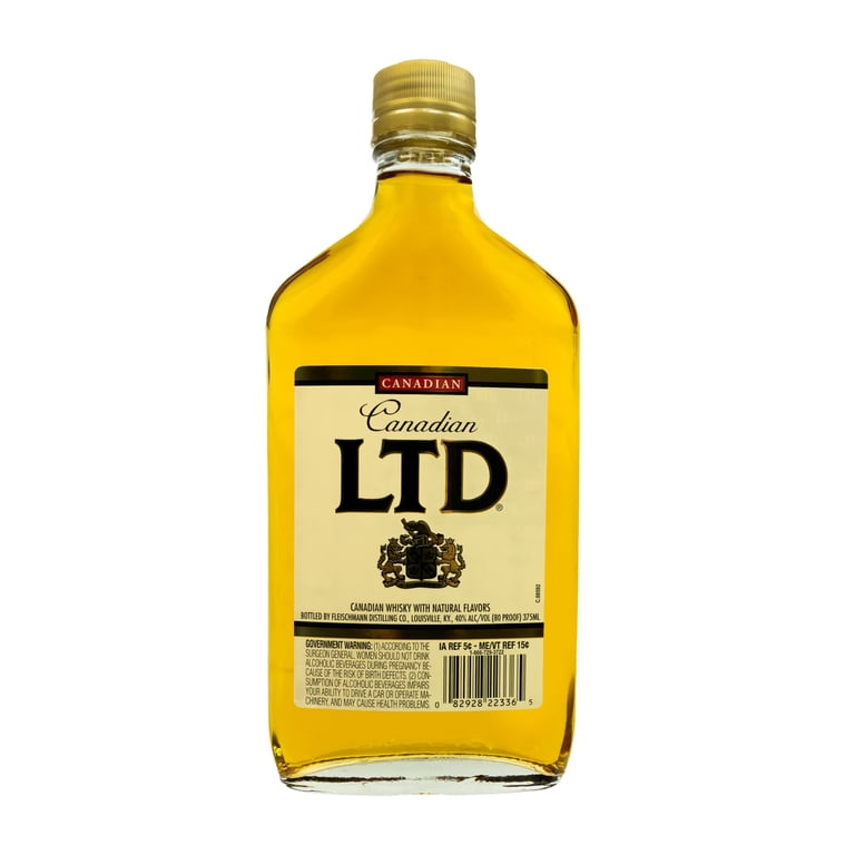 Canadian LTD Canadian Whisky, 375ml 80 Proof - Walmart.com