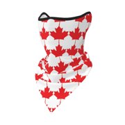 Canadian Maple Leaf Flag Bandanas Headband Quick Dry Protection Windproof Multifunctional Print Balaclava