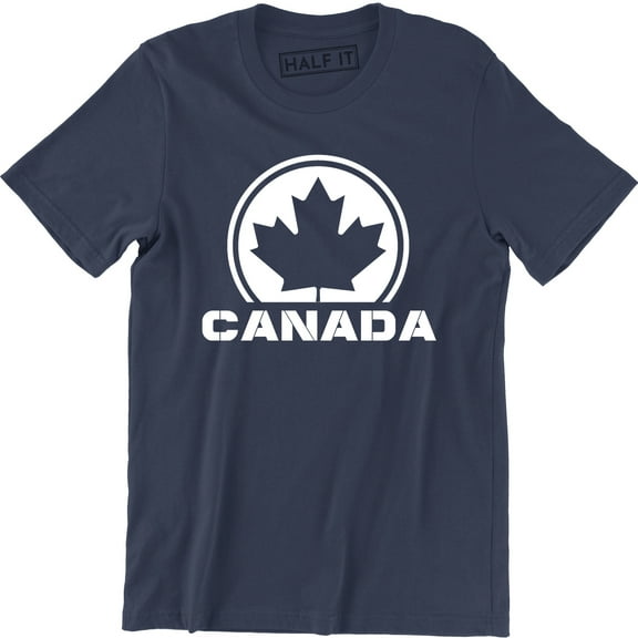 Canadian Maple Leaf Flag - Canada National Flag Retro Football Men's T-Shirt