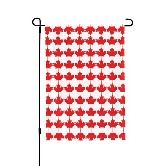 Canadian Maple Leaf Flag House Flag Double Side Garden Flag For Outside Room House Yard Indoor 28" X 40"