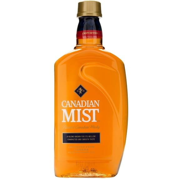 Canadian Mist Blended Canadian Whisky, 750ml Traveler Bottle 80 Proof