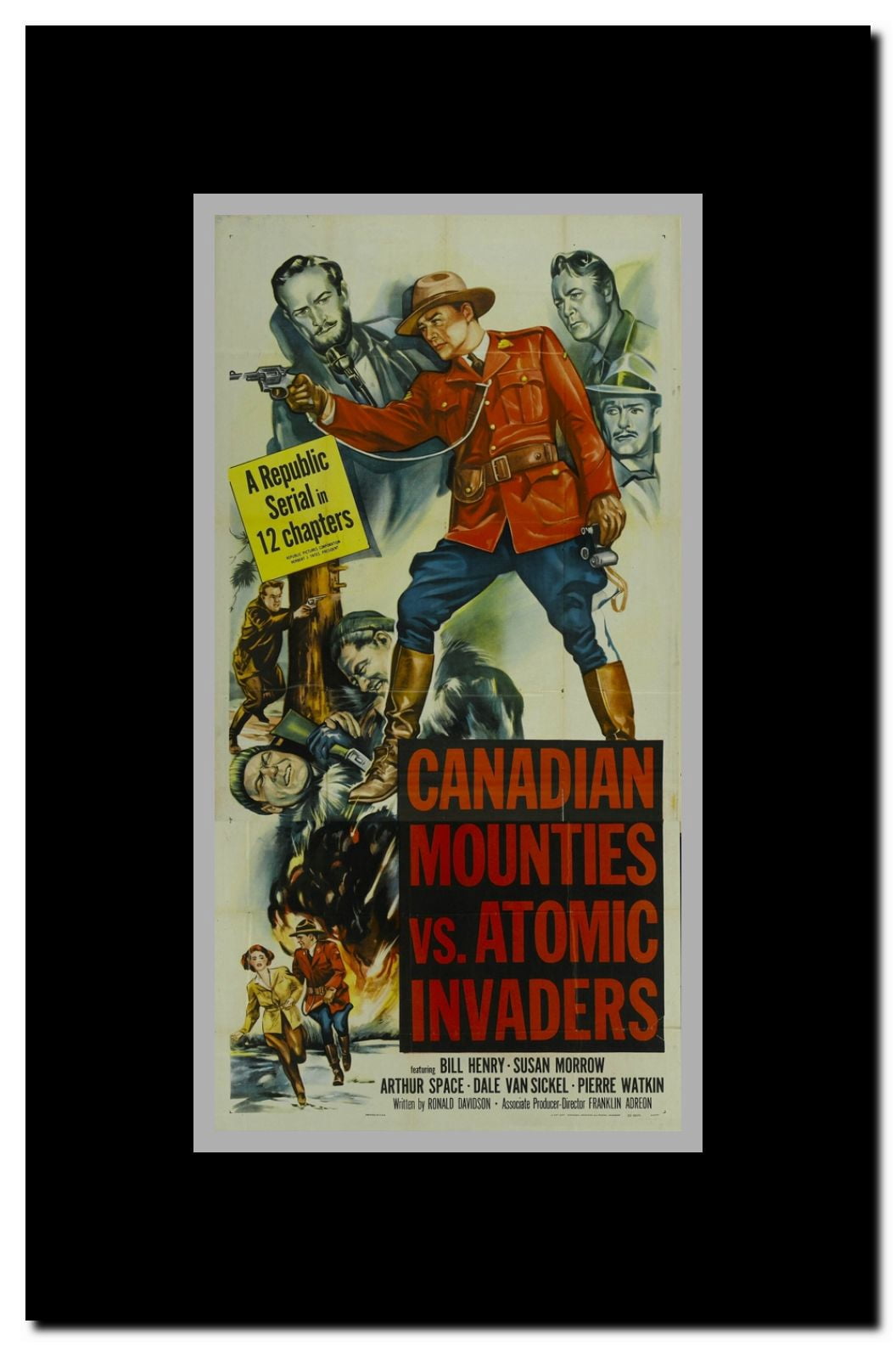 Canadian Mounties vs. Atomic Invaders Framed Movie Poster
