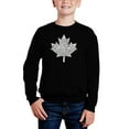 thumbnail image 1 of Canadian National Anthem - Boy's Word Art Crewneck Sweatshirt, 1 of 3