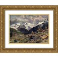 thumbnail image 1 of Canadian Pacific Railway 18x14 Gold Ornate Wood Framed with Double Matting Museum Art Print Titled - Rogers Pass-Selkirks, 1 of 4