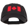 thumbnail image 1 of Canadian Red Flag Embroidered Petspun Cap - Black OSFM, 1 of 5