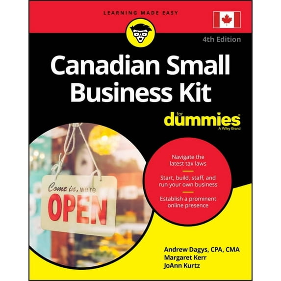 Canadian Small Business Kit for Dummies, (Paperback)