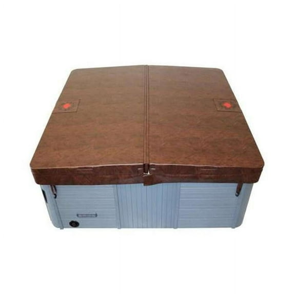 Canadian Spa KC-10047 94 x 88 x 6 in. Radius Spa Cover with 5 x 3 in. Taper, Brown