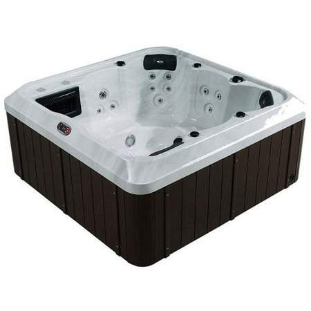 Canadian Spa KH-10010 Montreal SE 27-Jet 5-6 Person Hot Tub with LED Lighting & Waterfall