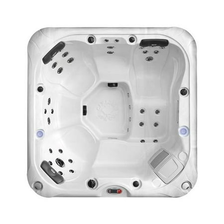 Canadian Spa KH-10141 Cambridge 6-Person 34-Jet Hot Tub with LED Lighting & Bluetooth Audio