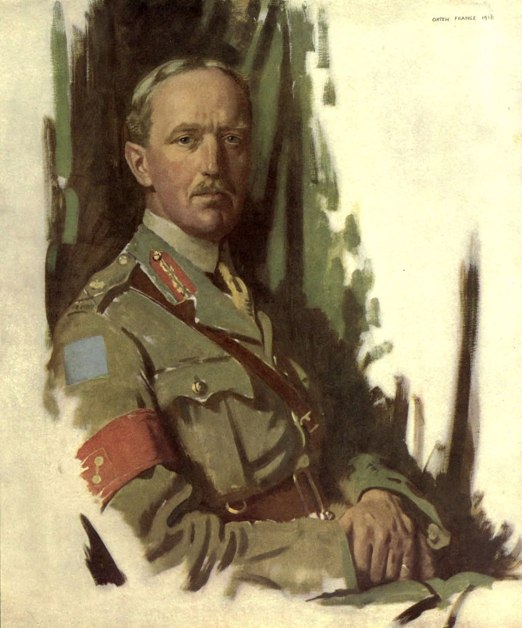 Canadian War Memorials c1919 Major General Louis James Lipsett Canvas Art - W Orpen (18 x 24)