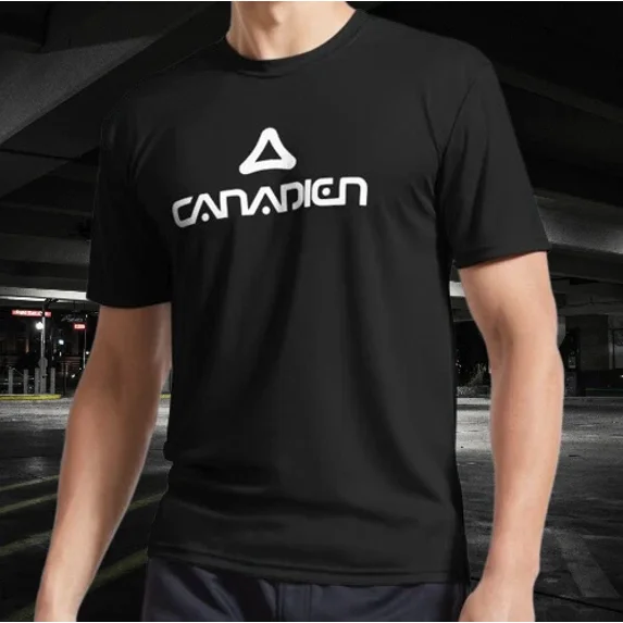 Canadien Retro Ice Hockey Logo 2 T-Shirt Funny Logo American Men's T-Shirt