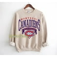 thumbnail image 1 of Canadiens Hockey Sweatshirt Crewneck, Vintage Canadiens shirt, Montreal Hockey Fan shirt, Hockey Tee, Canadiens Sweatshirt,Sand Color,Size L, 1 of 5
