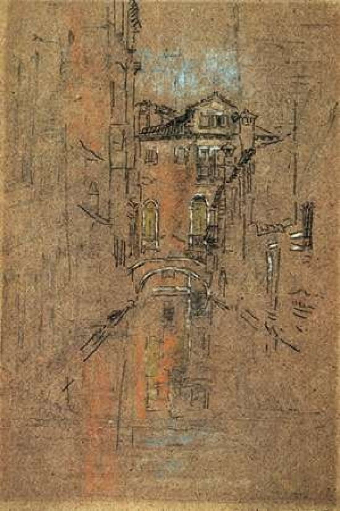 Canal 1879 Canvas Art - James McNeill Whistler (24 x 36)