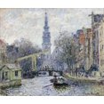 thumbnail image 1 of Canal Amsterdam Poster Print by Claude Monet (24 x 24), 1 of 1