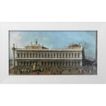 thumbnail image 1 of Canal, Giovanni Antonio 14x9 White Modern Wood Framed Museum Art Print Titled - The Library and The Piazetta, Venice, 1 of 4