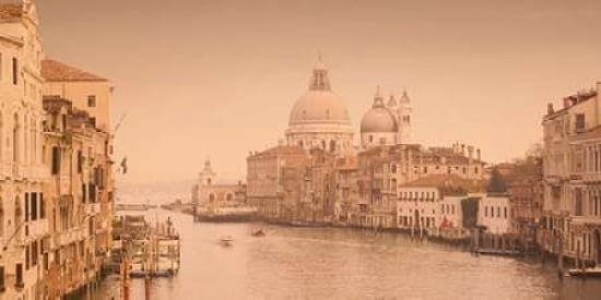 Canal Grande Venice Canvas Art - Rod Edwards (24 x 48)