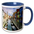 thumbnail image 1 of 3drose, Canal in Venice Italy, 11oz Two-tone Blue Mug, 1 of 6