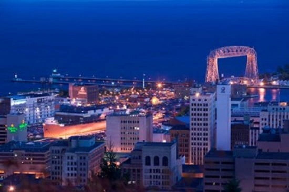Canal Park Duluth Minnesota Canvas Art - Panoramic Images (19 x 12)