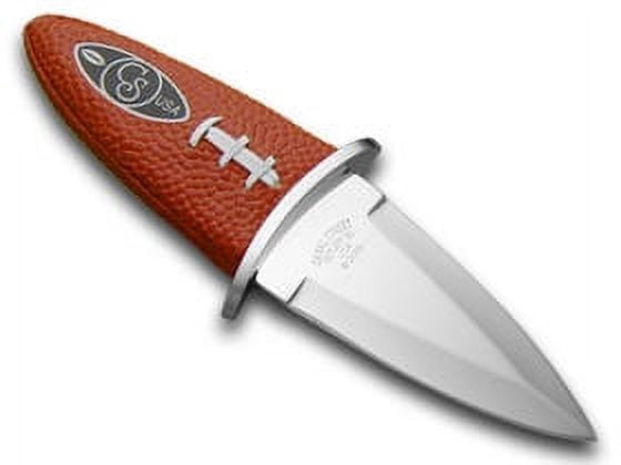 Canal Street Cutlery Co "Carry the Football" Leather Knife