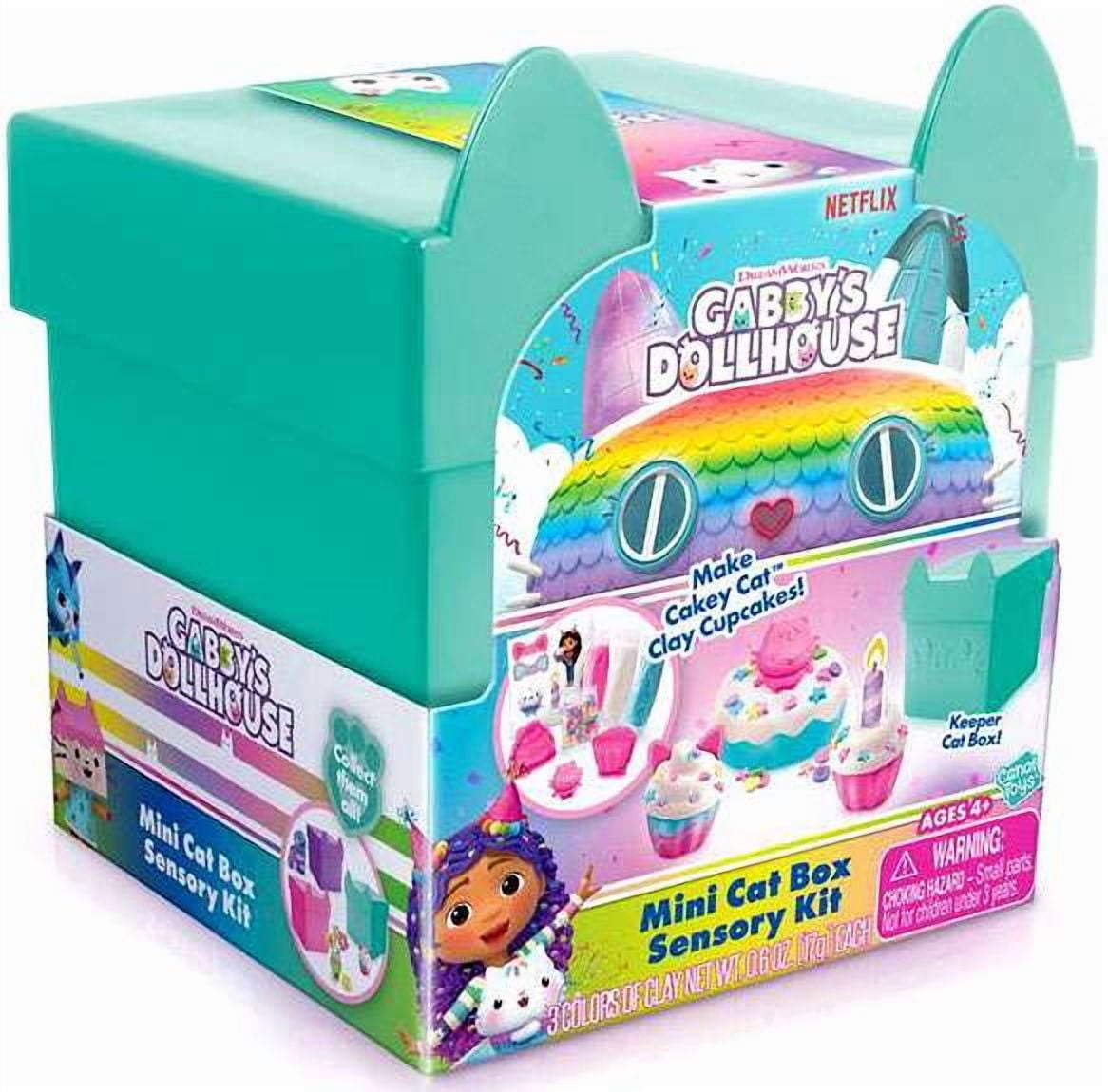 Canal Toys Gabby's Dollhouse Mini Cat Clay Cupcakes Box Sensory