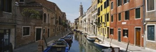 Canal passing through a city Venice Italy Canvas Art - Panoramic Images (36 x 12)