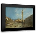 thumbnail image 1 of Canaletto 18x14 Black Modern Framed Museum Art Print Titled - Piazza San Marco, 1 of 5