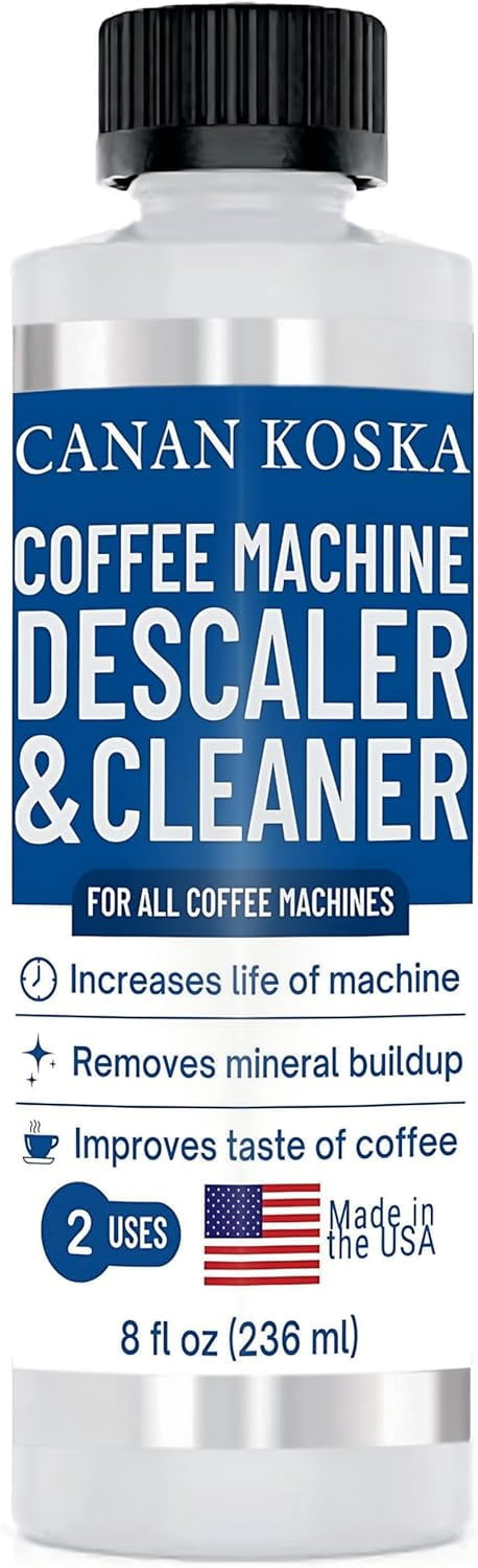 Canan Koska Coffee Machine Descaler 8 oz – Universal Descaling Solution ...
