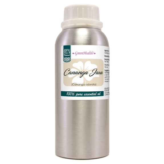 GreenHealth Cananga Java Essential Oil 8 fl oz Aluminum Bottle with Locking Cap