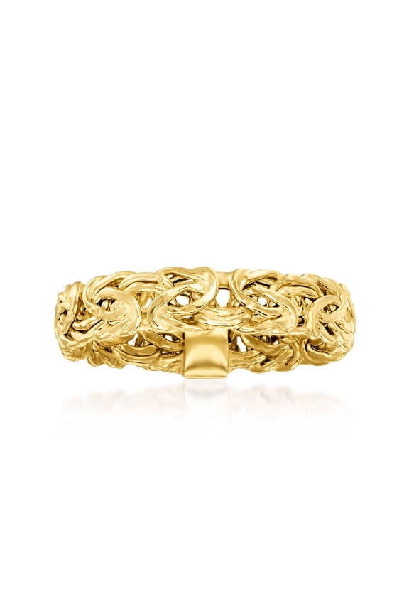 Ross-Simons 10kt Yellow Gold Byzantine Ring, Women's, Adult