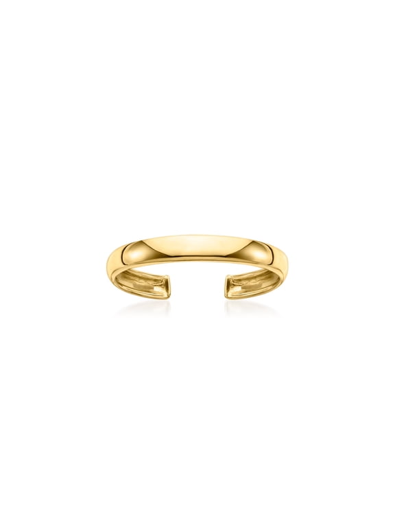 Ross-Simons 10kt Yellow Gold Polished Toe Ring, Women's, Adult