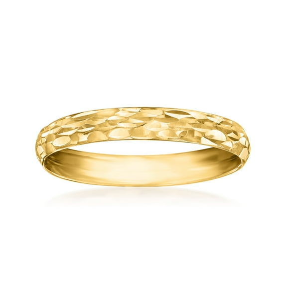 Ross-Simons 10kt Yellow Gold Quilted Ring, Women's, Adult