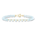 thumbnail image 1 of Ross-Simons 20.00 ct. t.w. Aquamarine Bead Bracelet in 10kt Yellow Gold, Women's, Adult, 1 of 5