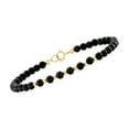thumbnail image 1 of Ross-Simons 4-4.5mm Onyx Bead Bracelet in 10kt Yellow Gold, Women's, Adult, 1 of 6