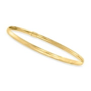 Canaria Italian 10kt Yellow Gold Bangle Bracelet for Female, Adult