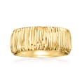 thumbnail image 1 of Ross-Simons Italian 10kt Yellow Gold Diamond-Cut Ring, Women's, Adult, 1 of 8