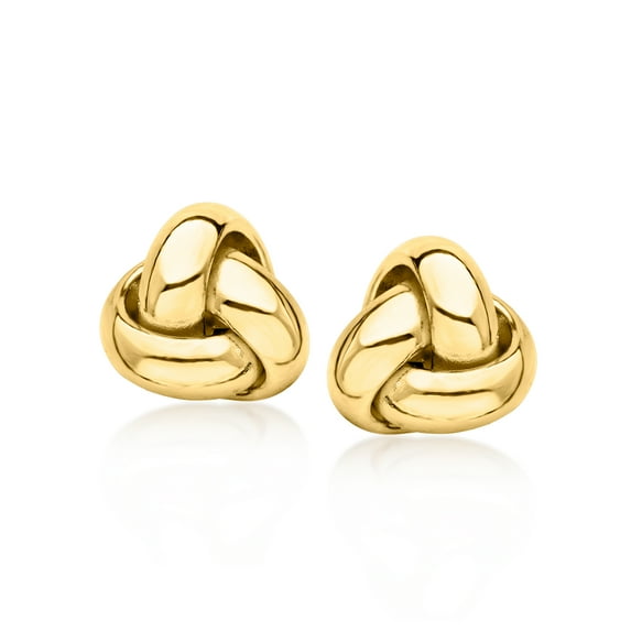 Ross-Simons Italian 10kt Yellow Gold Love Knot Earrings, Women's, Adult