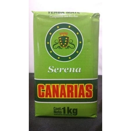 Canarias Serena Yerba Mate Tea- Blend of Mixed Herbs- Intense Flavor- 1kilo/2.2 lb.
