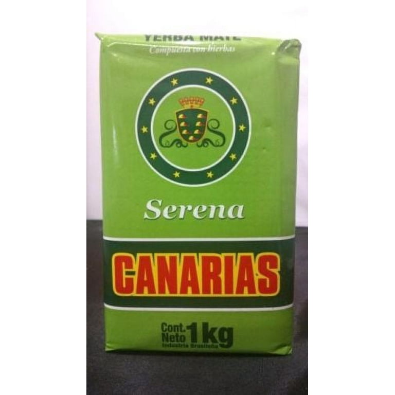 Canarias Yerba Mate Traditional Uruguay Yerba, 1 kg / 2.2 lb (pack of 8)