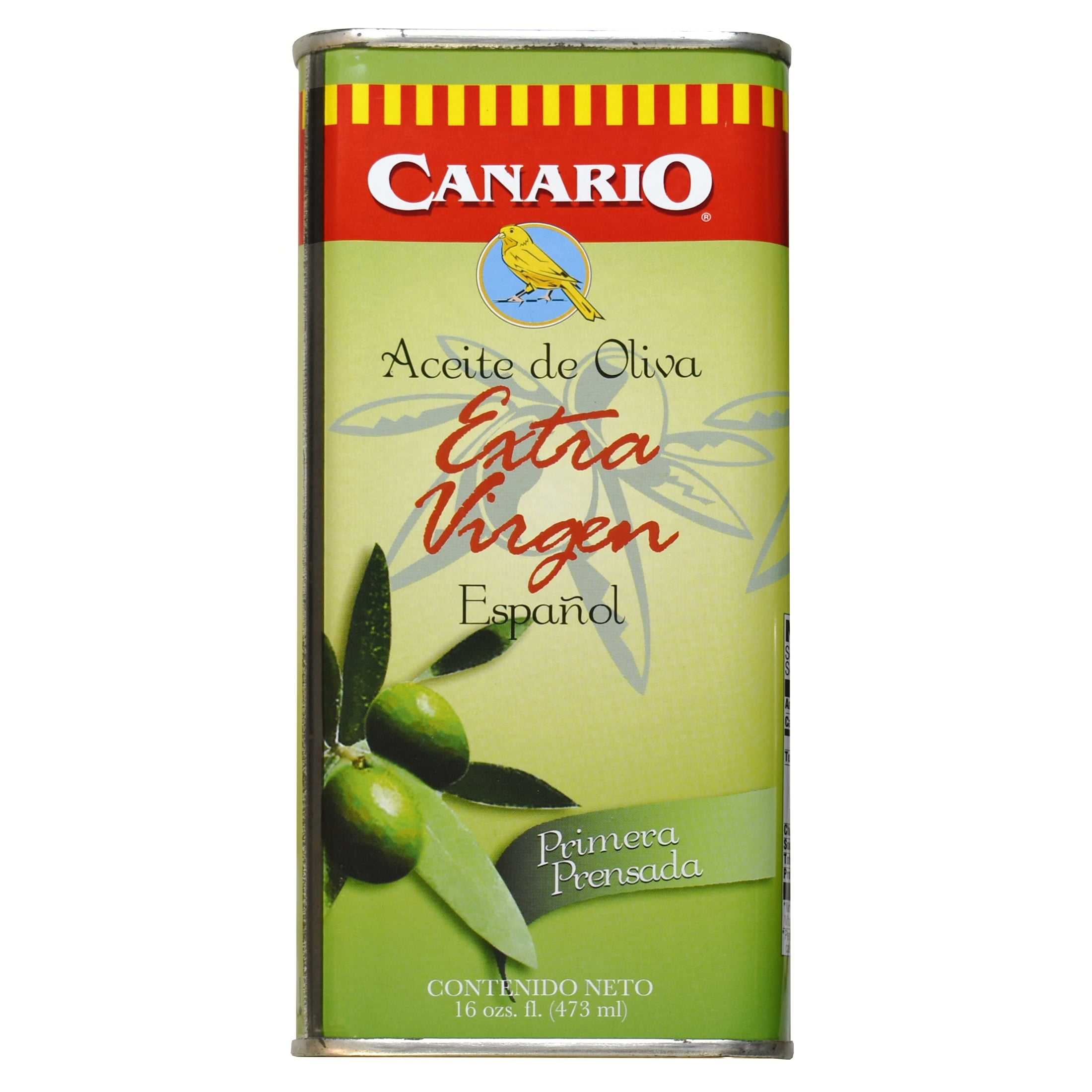 Canario Spanish Extra Virgin Olive Oil – First Cold Pressed – 16 oz. (473 ml)