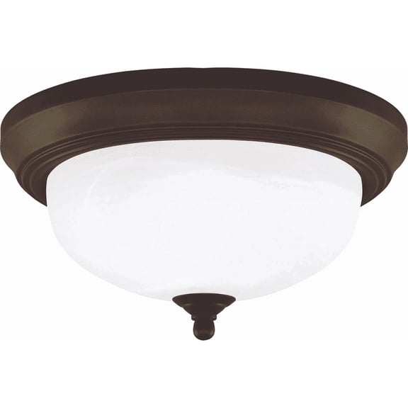 Canarm 13 In. Incandescent Flush Mount Ceiling Light Fixture - Pack of 2 Residential Use, Standard Application