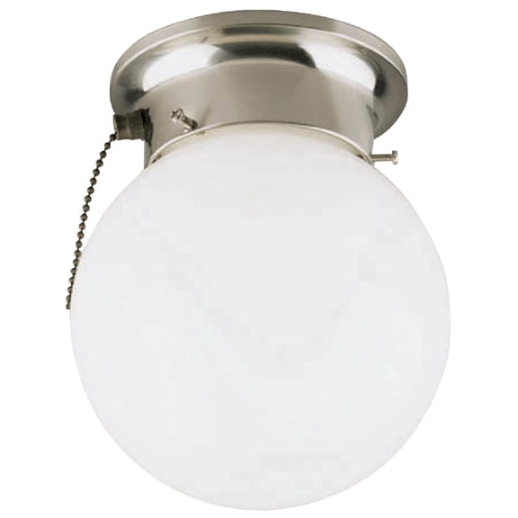 Canarm 6 In. Flush Mount Ceiling Light Fixture With Pull Chain - Pack of 12